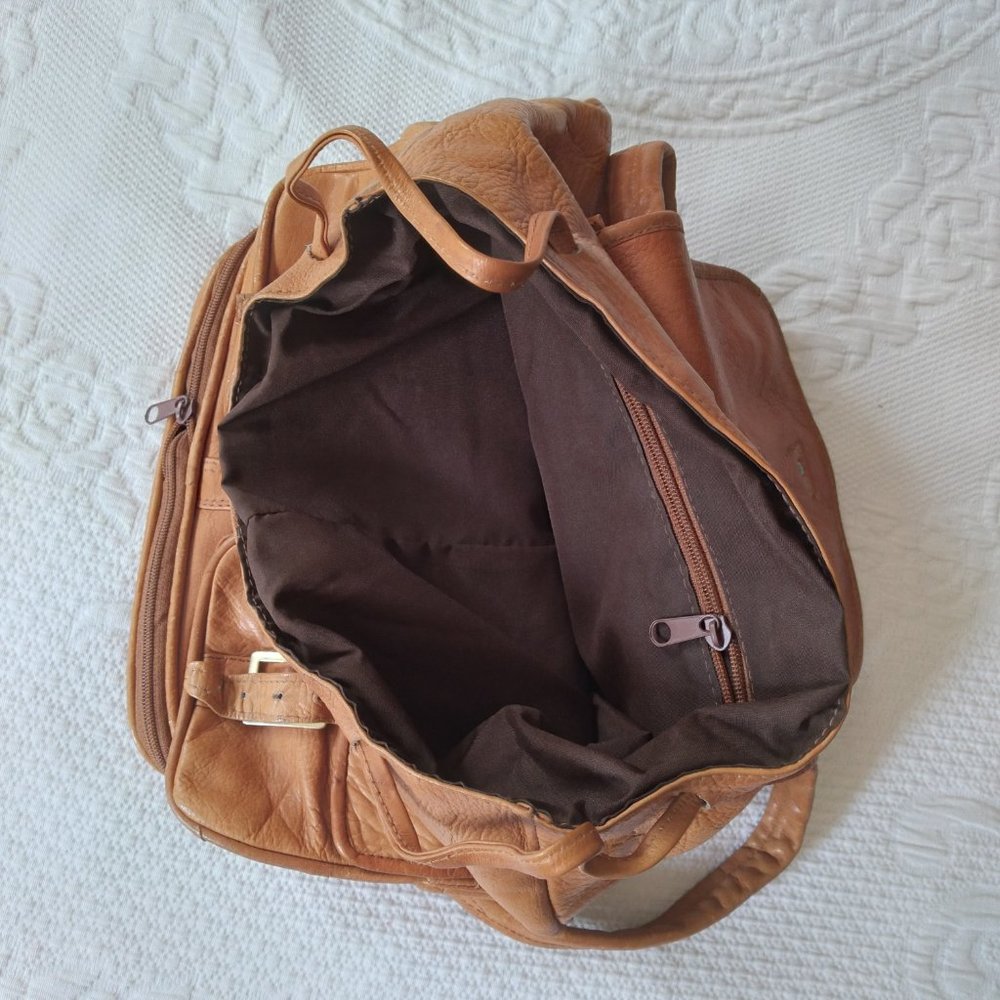 LEATHER BACKPACK - Picture 3 of 3